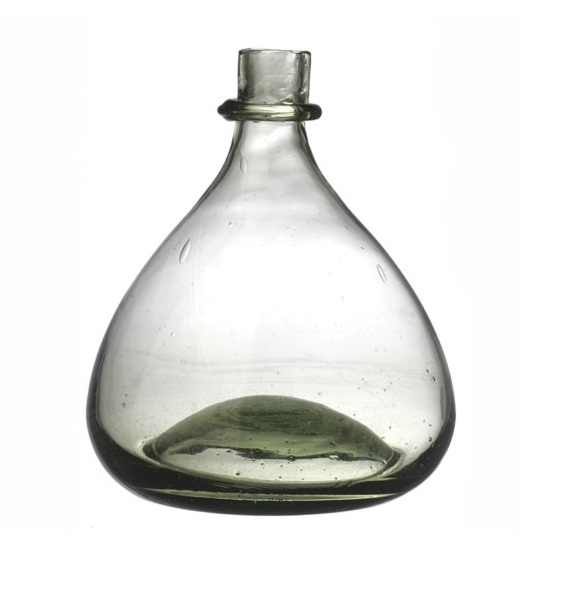 Medieval glass bottle
